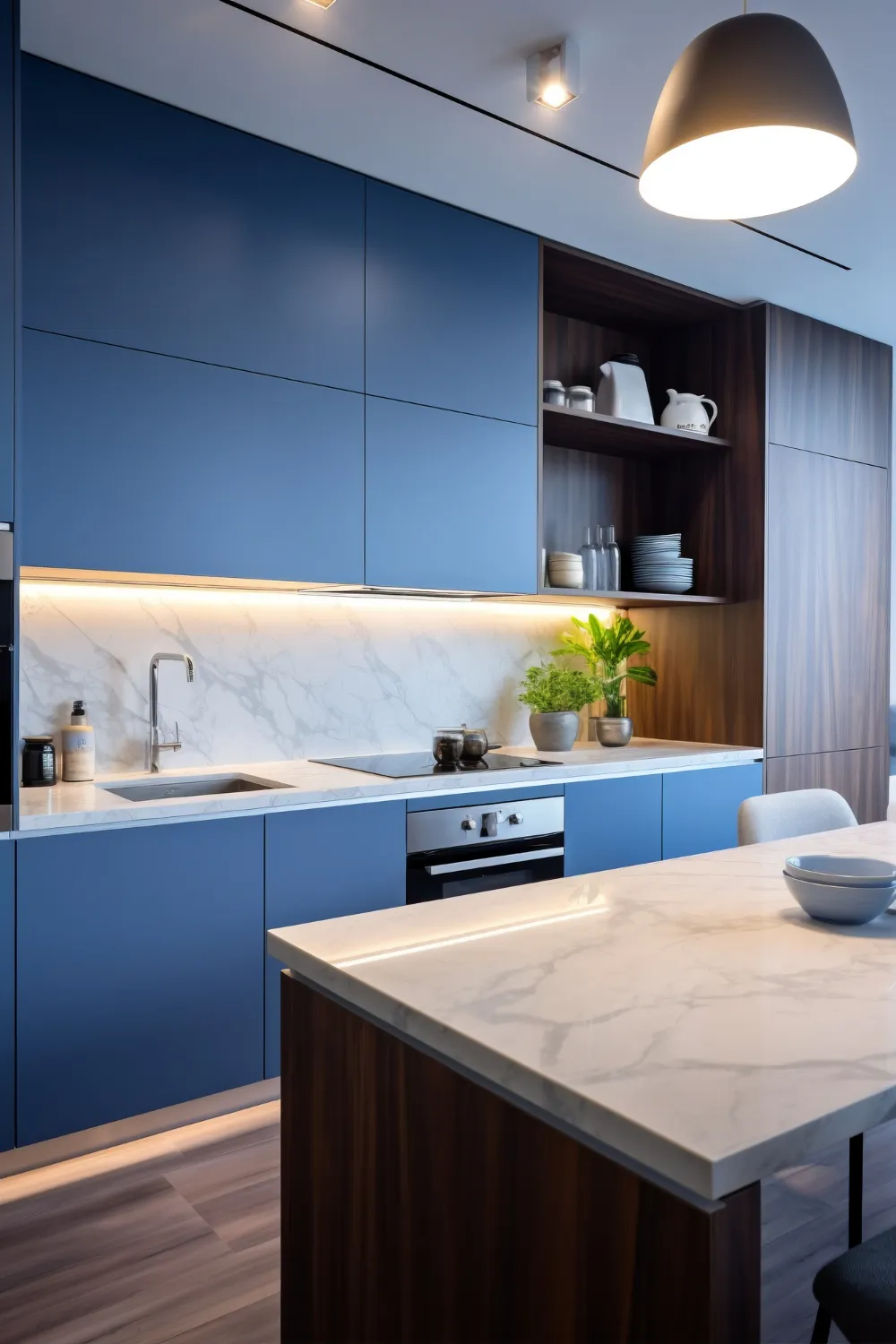 Rénovation cuisine sur mesure de luxe l'isle Adam 95